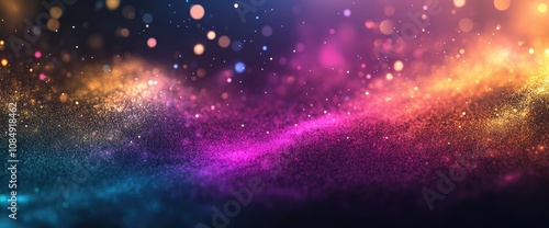 Abstract Gradient Background with Grainy Texture on Dark Background