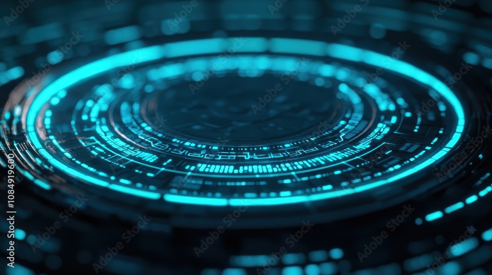 A vibrant digital design featuring concentric circles and glowing lines in blue, suggesting themes of technology, data, and futuristic concepts. A vibrant digital design featuring concentric circles and glowing lines in blue, suggesting themes of technology, data, and futuristic concepts.