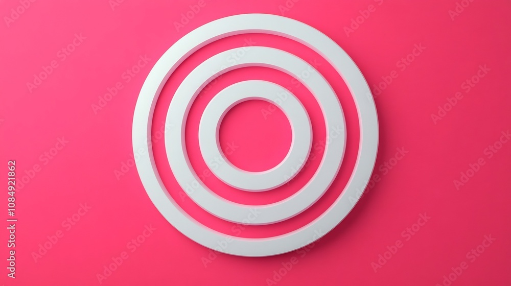 Precise Bullseye Marketing Strategy with Clean 3D Precise Bullseye Marketing Strategy with Clean 3D