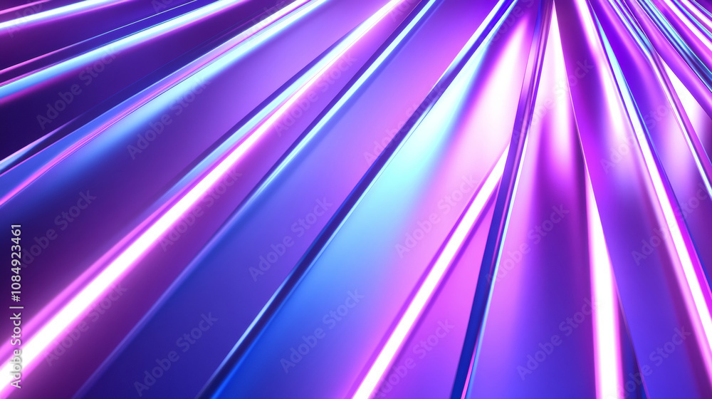 3D abstract neon light trail technology virtual reality room background. cyberpunk futuristic fashion vibrant line and shape geometric blue purple glow glossy striking wallpaper 3D abstract neon light trail technology virtual reality room background. cyberpunk futuristic fashion vibrant line and shape geometric blue purple glow glossy striking wallpaper