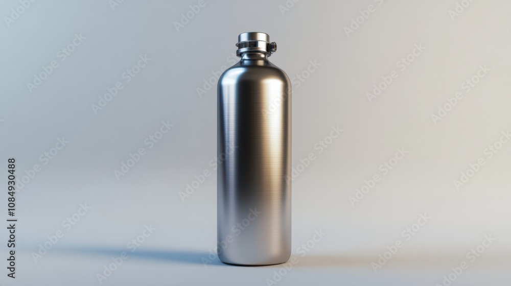 High-purity nitrogen gas cylinder for industrial applications, showcasing a sleek tank design, ideal for food preservation, electronics manufacturing, and medical-grade use High-purity nitrogen gas cylinder for industrial applications, showcasing a sleek tank design, ideal for food preservation, electronics manufacturing, and medical-grade use