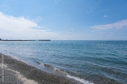 Quadro su tela 富山湾に面する石田浜海水浴場
