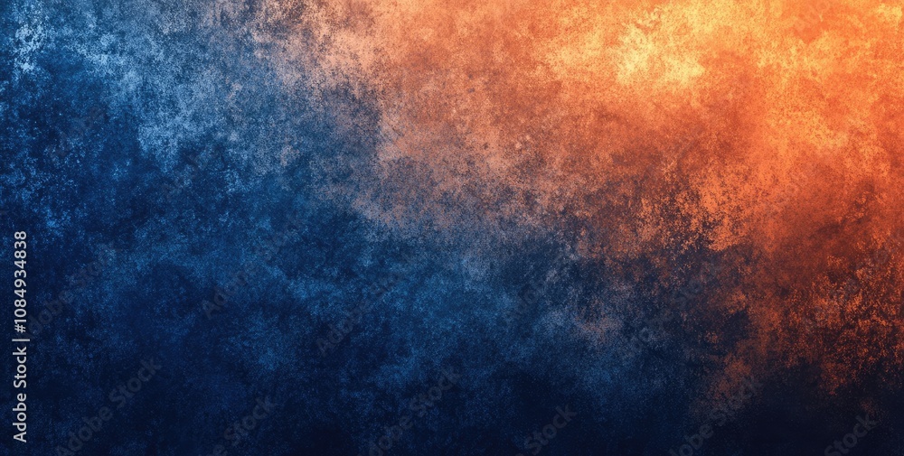 Abstract Light Orange and Dark Blue Gradient Background with Grainy Texture, Design Projects Abstract Light Orange and Dark Blue Gradient Background with Grainy Texture, Design Projects