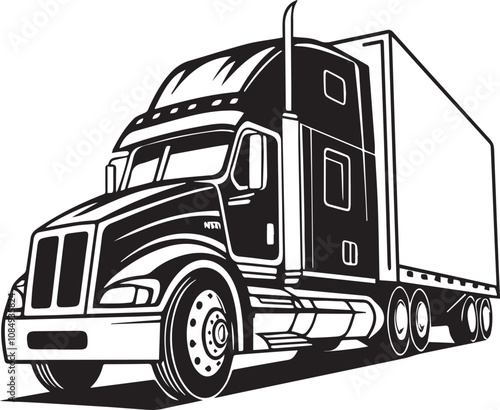 truck isolated on white background