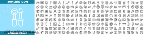 Engineering Outline Icon Pack