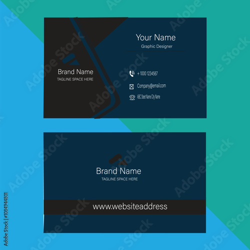 Modern business card design template