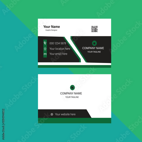 Modern business card design template