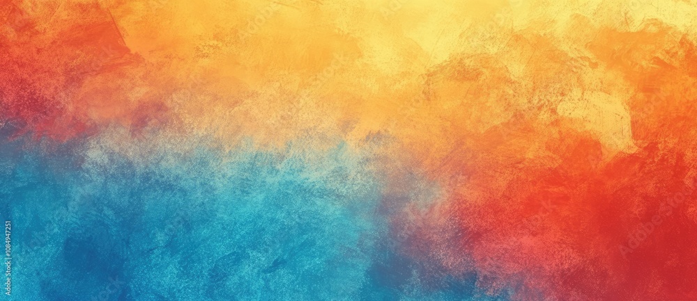 Abstract Gradient Background with Soft Red, Orange, and Blue Colors, Grainy Texture Abstract Gradient Background with Soft Red, Orange, and Blue Colors, Grainy Texture