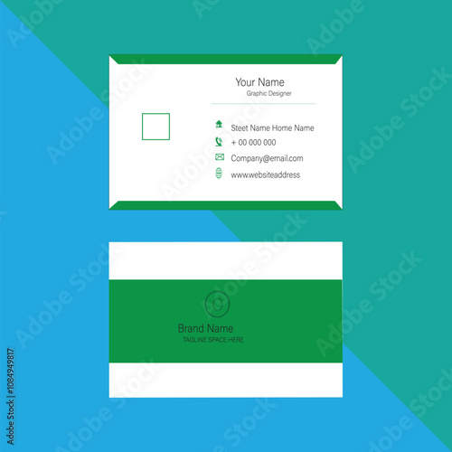 Modern business card design template