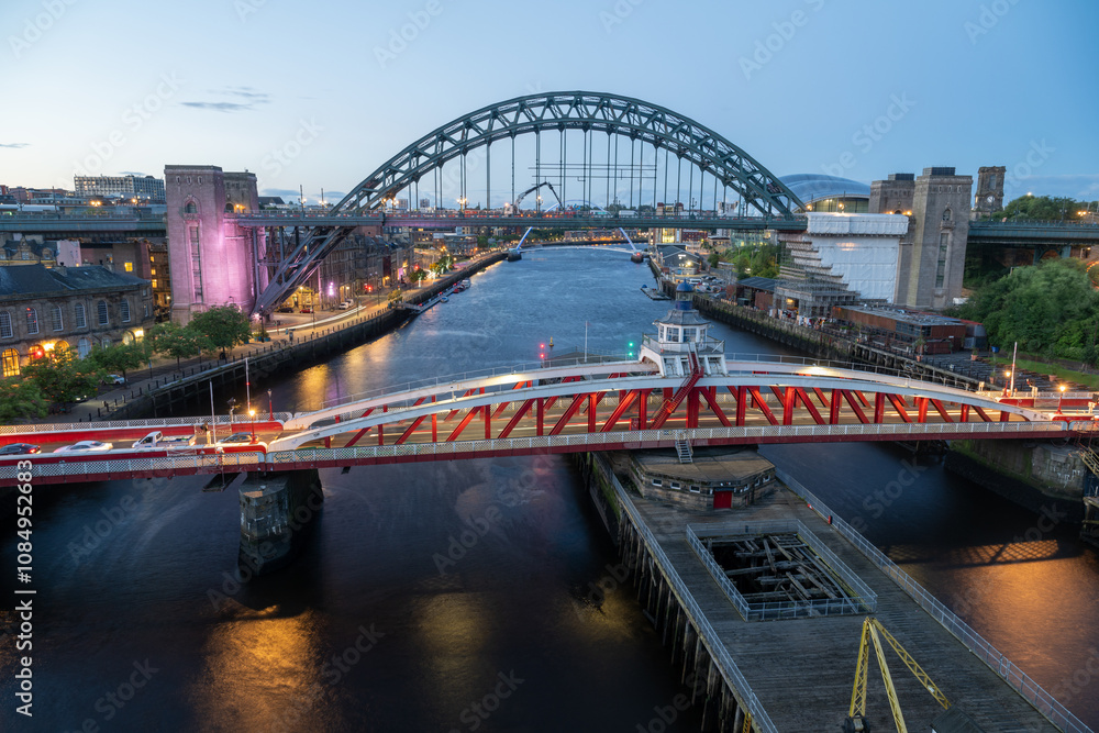 Naklejka premium Bridges - Tyne, Newcastle upon Tyne
