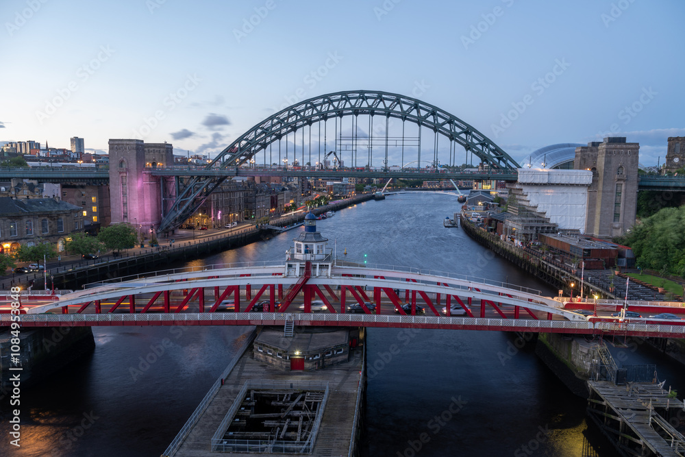Fototapeta premium Bridges - Tyne, Newcastle upon Tyne