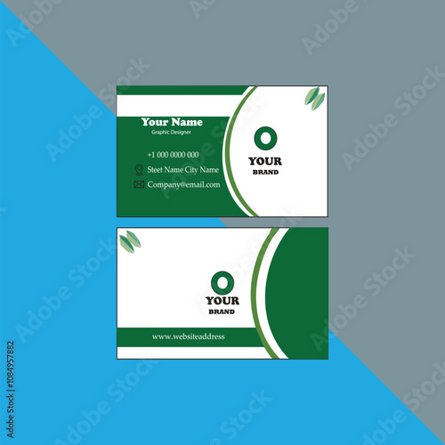 Modern business card design template