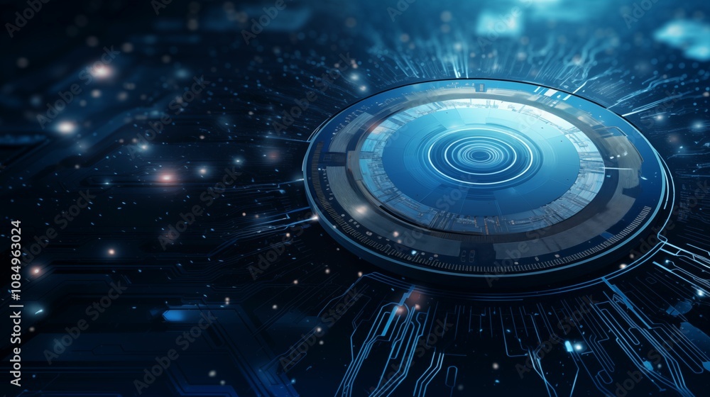 Obraz premium Technology and future background for artificial intelligence designs. Generative ai