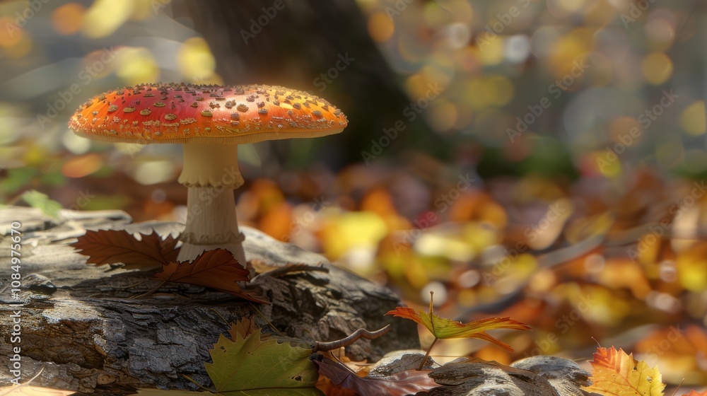 Mushroom depicted on a simple background, beautiful fungi portrait. Background hushed, mushroom sharp. Mushroom depicted on a simple background, beautiful fungi portrait. Background hushed, mushroom sharp.