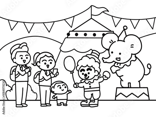 Parent with The Circus show.