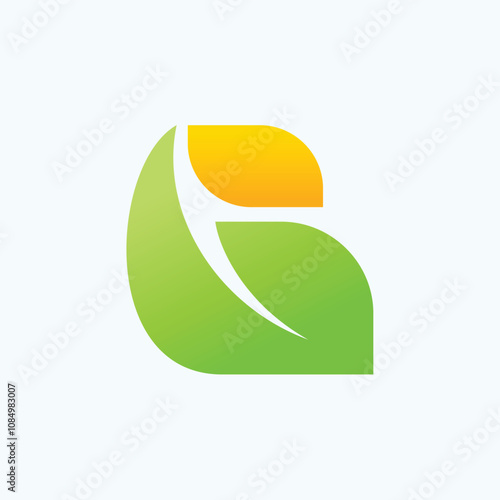 green people healty logodesign modern