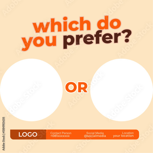 food social media template, food brochure flyer