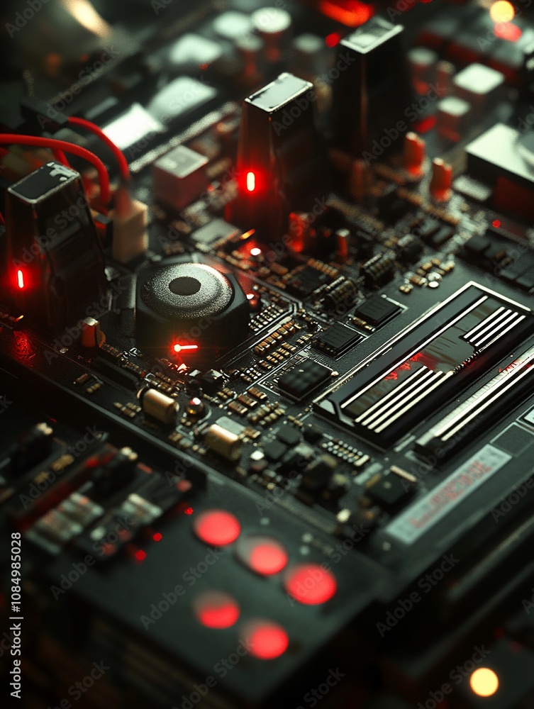 High-Quality 4D Sound Card with Computer Setup High-Quality 4D Sound Card with Computer Setup