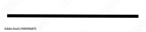 Single horizontal straight line icon