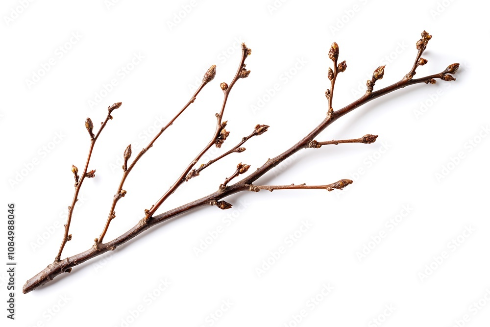 Fototapeta premium Furze isolated on a white background, close up