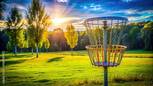 Minimalist Frisbee Golf Basket, Disc Golf, Outdoor Recreation