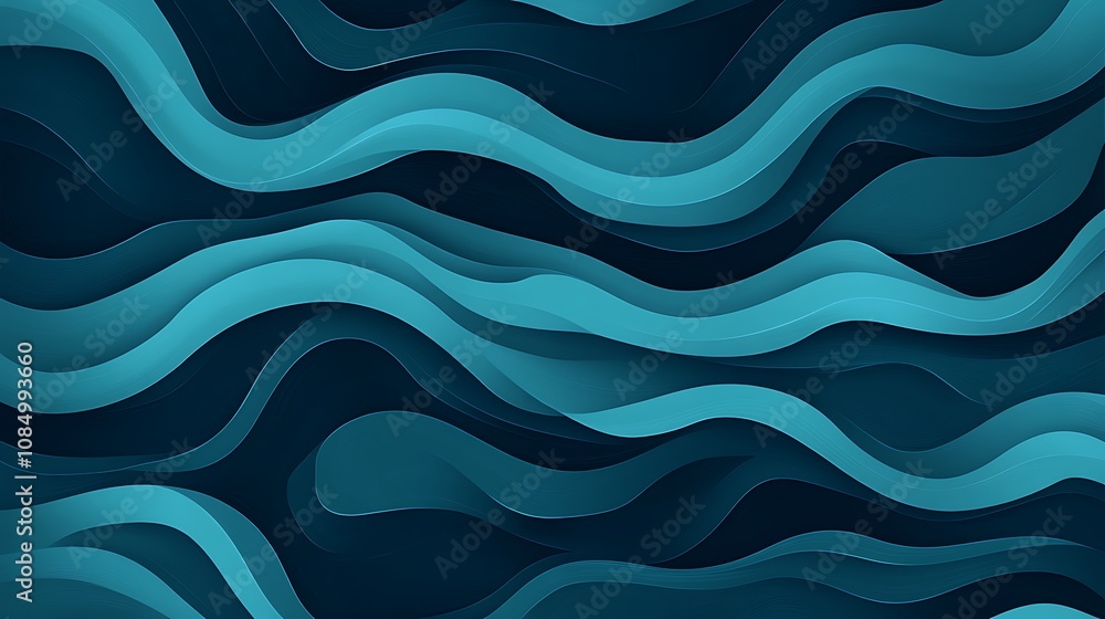 Blue color abstract background with swirling lines wave Blue color abstract background with swirling lines wave