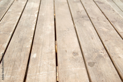 wood panel background with perspective