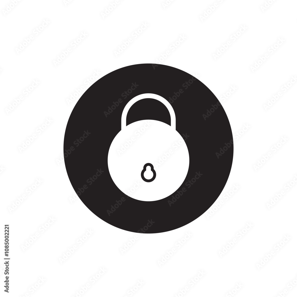 Padlock, lock or locked icon for social media, mobile application, password, UI template. website Padlock, lock or locked icon for social media, mobile application, password, UI template. website