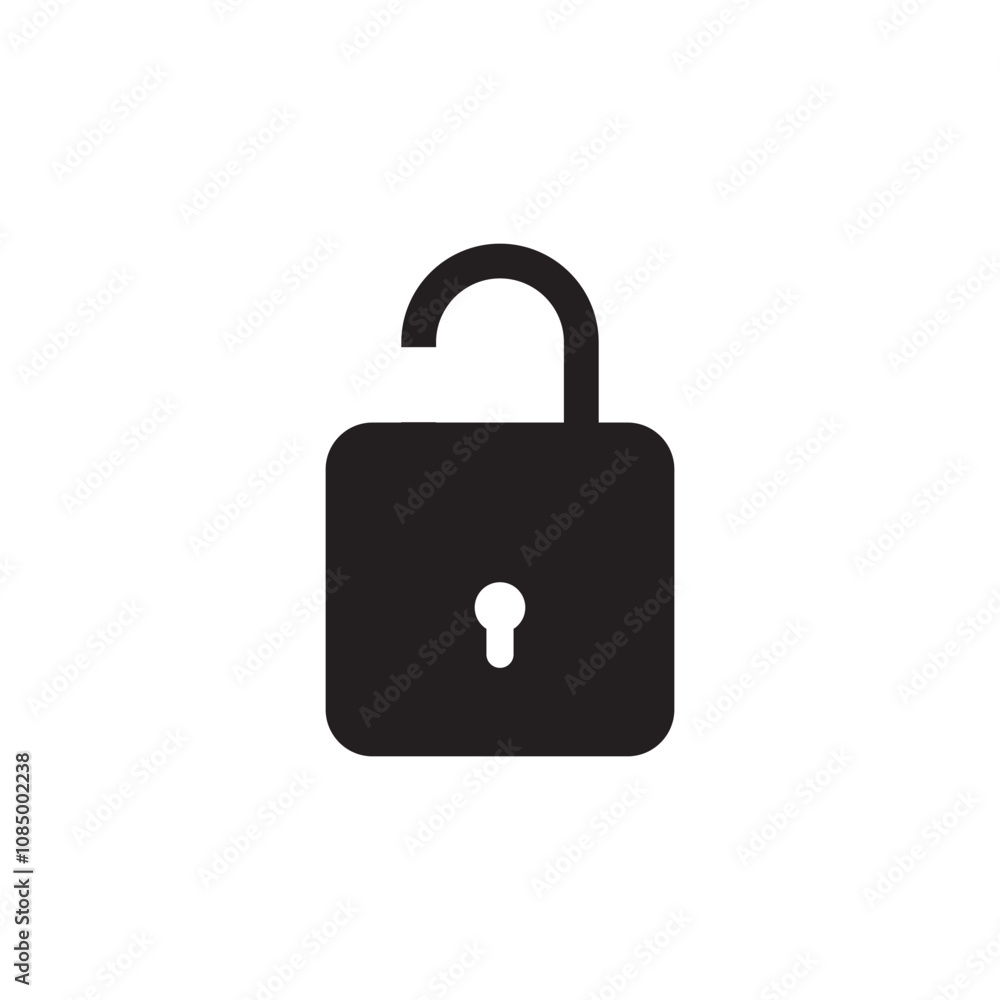 Padlock, lock or locked icon for social media, mobile application, password, UI template. website Padlock, lock or locked icon for social media, mobile application, password, UI template. website