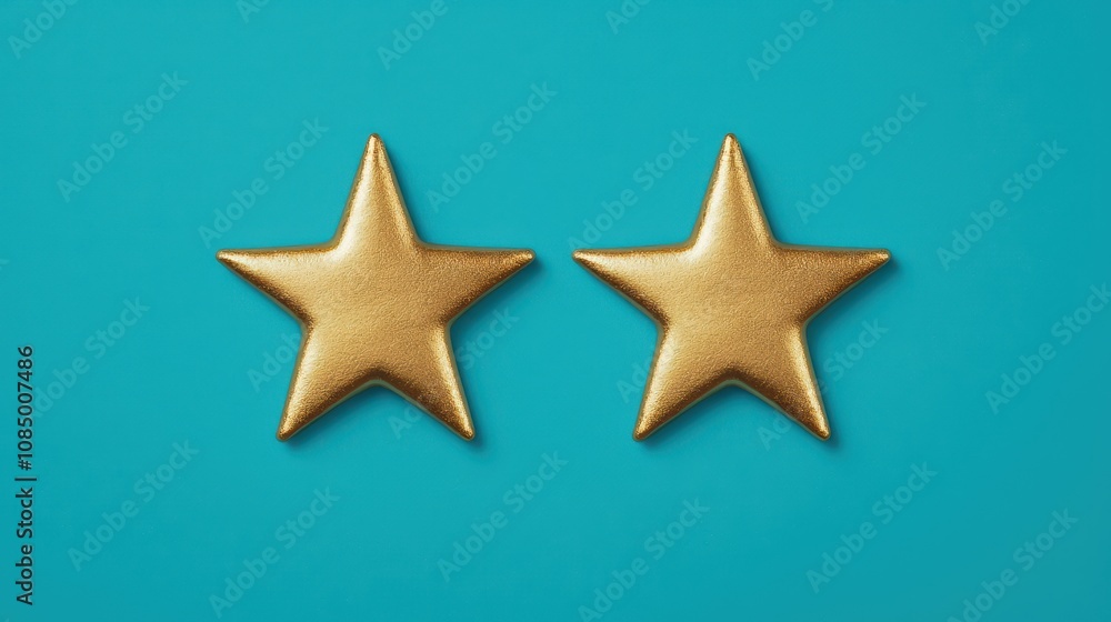 Golden stars on a vibrant turquoise background create a striking visual representation of celebration, achievement, and joy suitable for various design projects and promotions. Golden stars on a vibrant turquoise background create a striking visual representation of celebration, achievement, and joy suitable for various design projects and promotions.