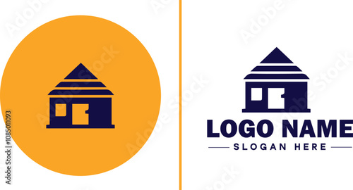 Building Materials icon Construction supplies Building supplies Construction materials flat logo sign symbol editable vecto