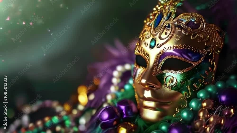Greeting card with bright holiday composition for celebrate mardi gras Greeting card with bright holiday composition for celebrate mardi gras