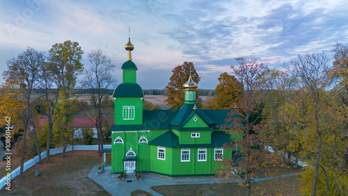Church of St. Michael the Archangel in Trześcianka, Podlaskie Voivodeship, Poland