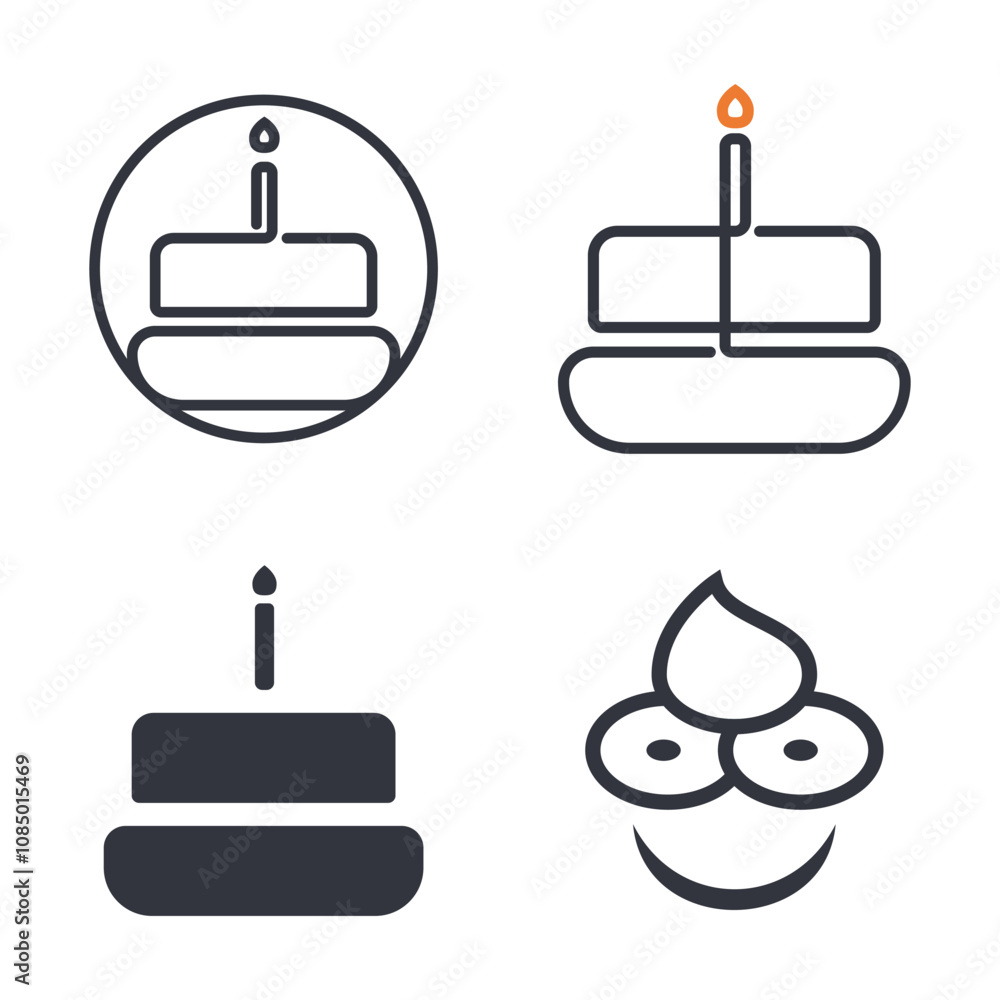 Bakery Cake Logo Template Icon Bakery Cake Logo Template Icon