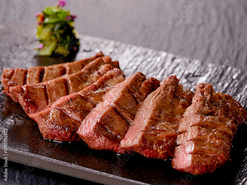 牛タン　ステーキ　WEB素材