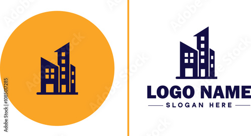 Building Materials icon Construction supplies Building supplies Construction materials flat logo sign symbol editable vecto