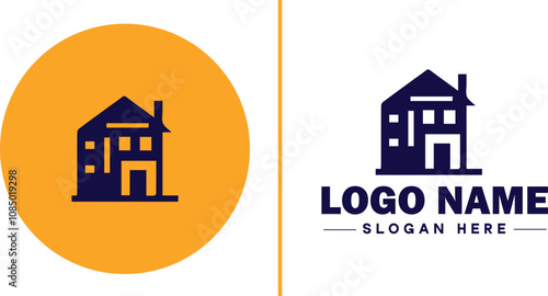 Building Materials icon Construction supplies Building supplies Construction materials flat logo sign symbol editable vecto