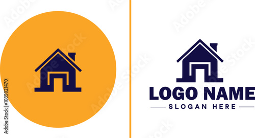 Building Materials icon Construction supplies Building supplies Construction materials flat logo sign symbol editable vecto