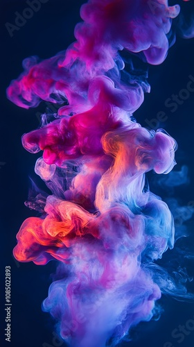 Wallpaper Mural Captivating Fluid Painting with Vibrant Liquid Colors and Dynamic Experimental Expression Torontodigital.ca