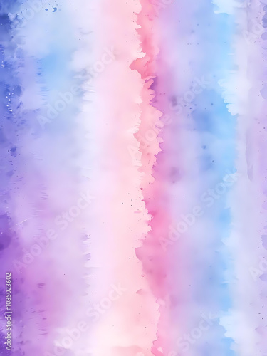 Soft Watercolor Pastel Gradient in Pink, Blue, and Purple Hues
