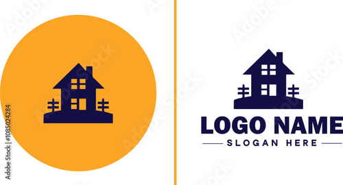 Building Materials icon Construction supplies Building supplies Construction materials flat logo sign symbol editable vecto