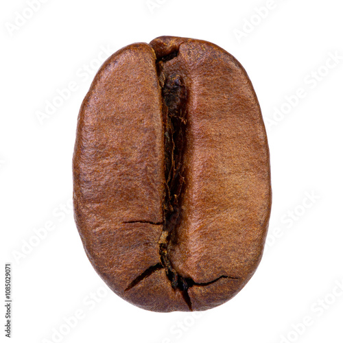 Coffee bean isolated on white background, clipping path