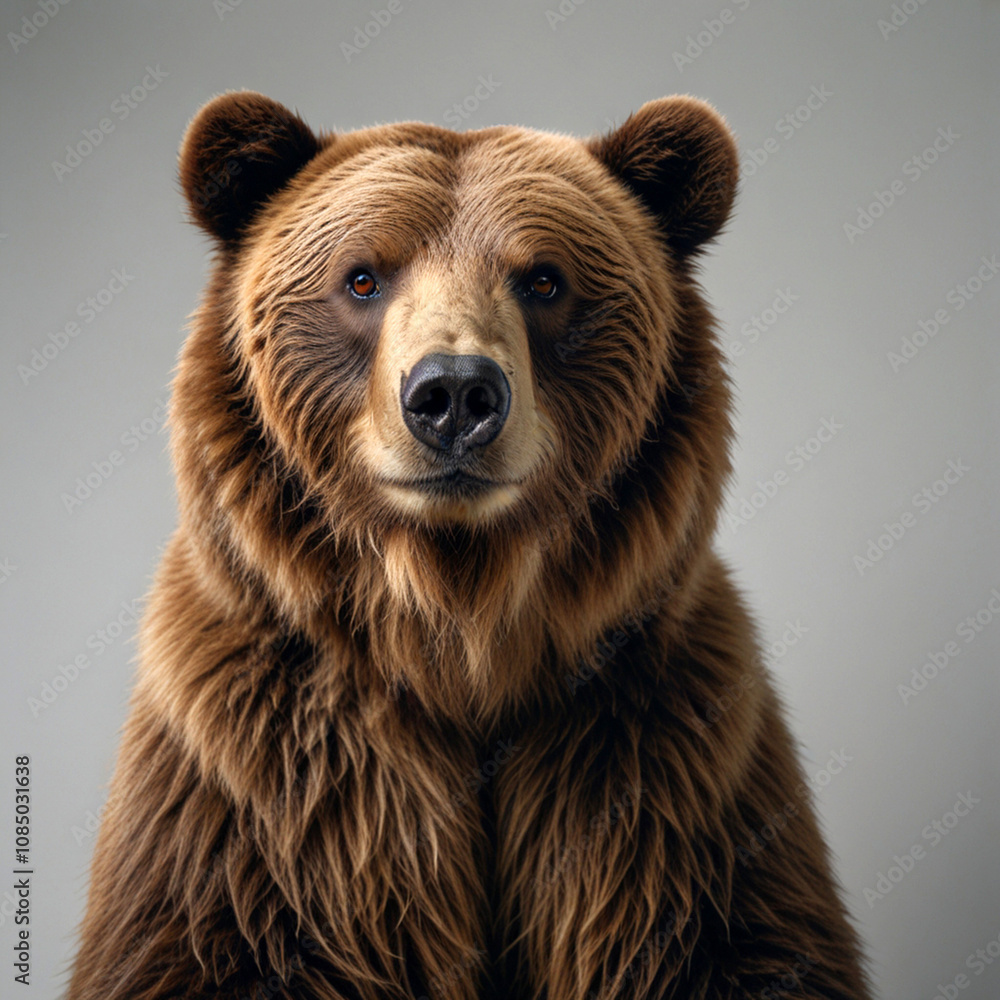 Fototapeta premium beautiful brown bear 