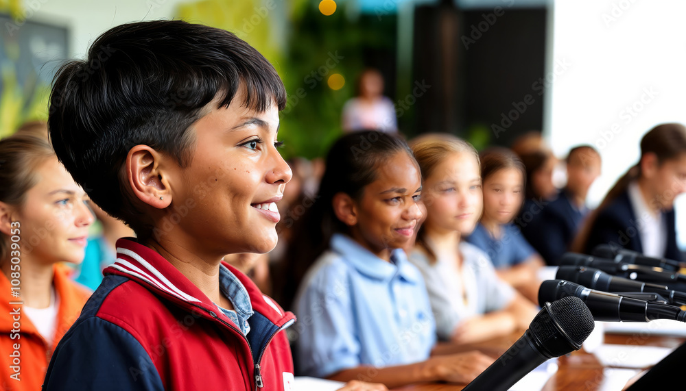 Joyful Children Learning Together in a Classroom Setting Joyful Children Learning Together in a Classroom Setting