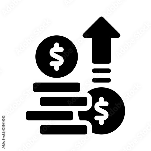 money glyph icon