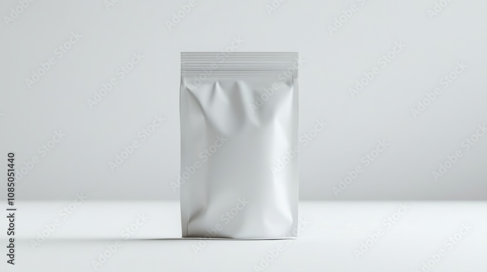 Pristine 3D mockup of a package design, isolated on a white background Pristine 3D mockup of a package design, isolated on a white background