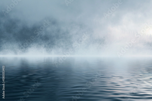 fog over water