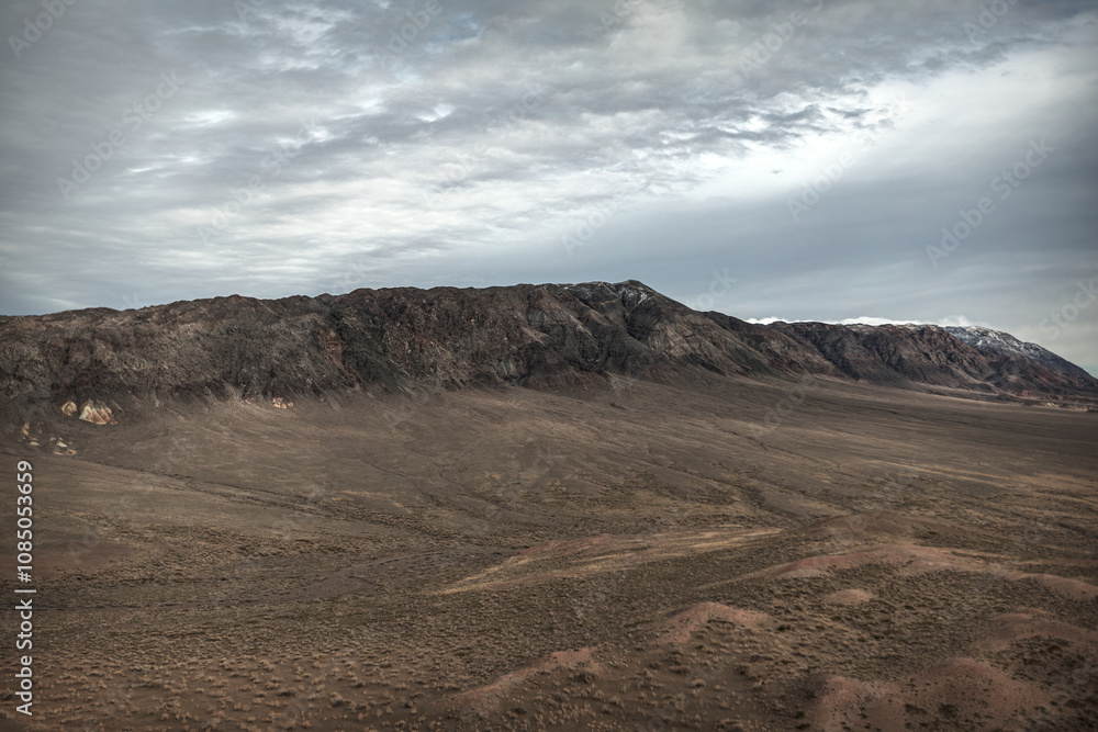 Horizontal landscape hills view, mars landscape Horizontal landscape hills view, mars landscape