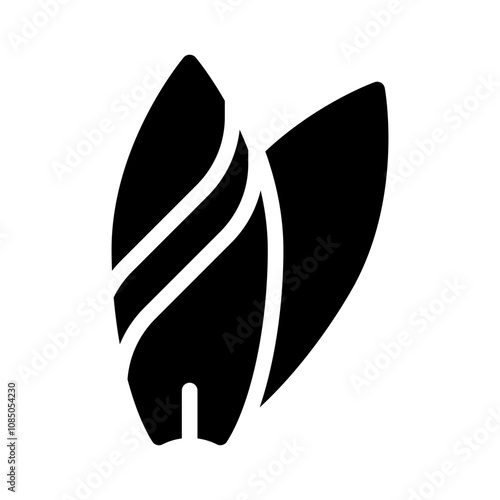 surfboard glyph icon