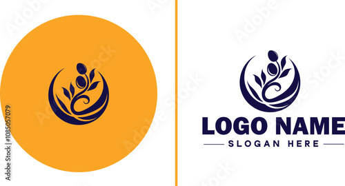 Infertility Clinic icon Fertility clinic Reproductive clinic IVF clinic flat logo sign symbol editable vector